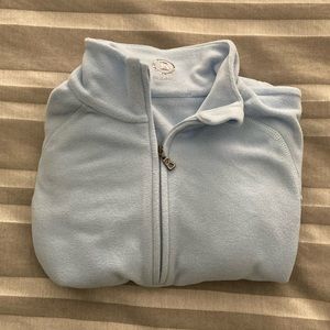 Baby blue Bogner fleece 3/4 zip pullover